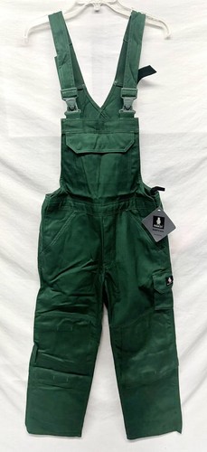 (NIP) MASCOT NEWARK BIB & BRACE- Industrial- Hunter Green- Waist 30.5- Inseam 30 - Picture 1 of 18