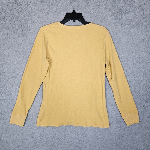 Natural Reflections Women's Brown Thermal Long Sleeve Top Size M - Picture 2 of 6