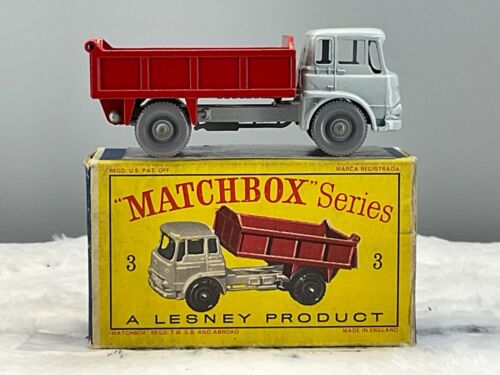 Moko Matchbox lesney 3B Bedford Tipper 1961 G.P.W,N,Mint inB2 box all orig,N.O.S - Picture 5 of 16