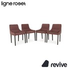 4er Rifiniture Ligne Roset Long Island Tessuto Sedia Verde Rosso Rosa