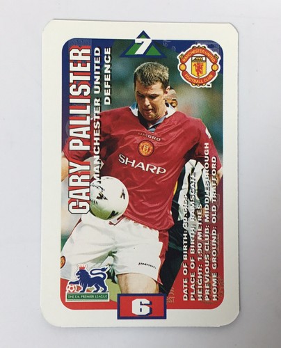 Tarjeta de 8 escuadrones Subbuteo 1996 Manchester United Premier League inc Stadium - Imagen 7 de 11