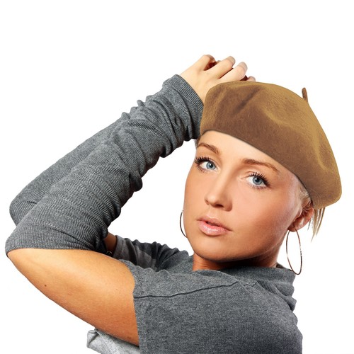 Damen Baskenmütze Klassische Franzosenmütze Wollmütze Barett Hut Kappe Vintage - Bild 41 von 150