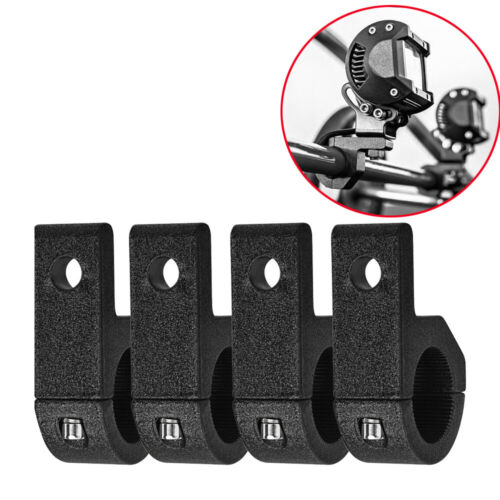4x Soporte de montaje Barra de luz LED Abrazadera Techo Jaula antivuelco 0.6" 1.0" 1.2" Tubo Offroad - Imagen 2 de 12