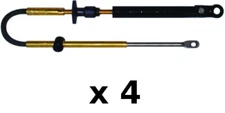 4 Pack 13 Ft Control Cables Fits Johnson, Evinrude, OMC, BRP, E-Tec, Ficht