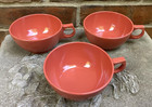 Vintage Mid Century Melamine Melmac Coffee Tea Cups Set of 3