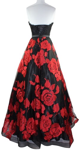 Women's Formal Sweetheart 16 beaded Embroidery Ball Gown Quinceanera prom dress  - Picture 5 of 5