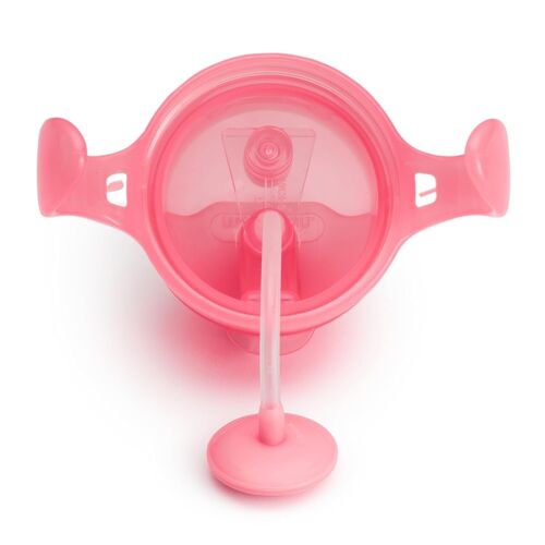 Toddler-Friendly Pink Sippy Cup - 7oz Capacity with Easy-Clean Straw Brush - Picture 6 of 8