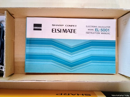 Sharp EL-5001B Presumed New In Box Never Used - Afbeelding 3 van 7