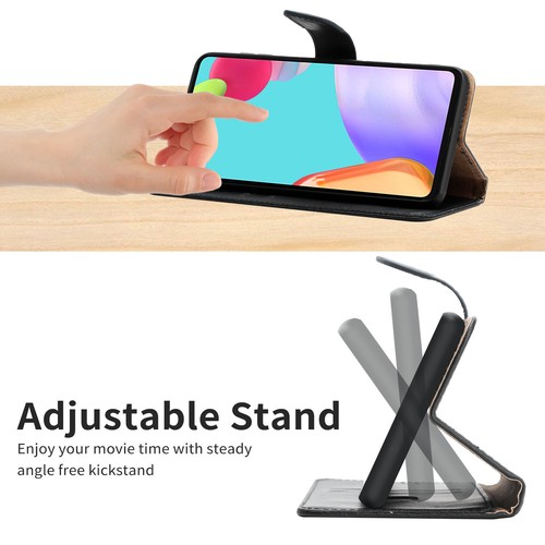 Für Motorola Moto G Stylus 5G/Edge/Power/Play Echt Leder Brieftasche Klapphülle - Bild 9 von 21