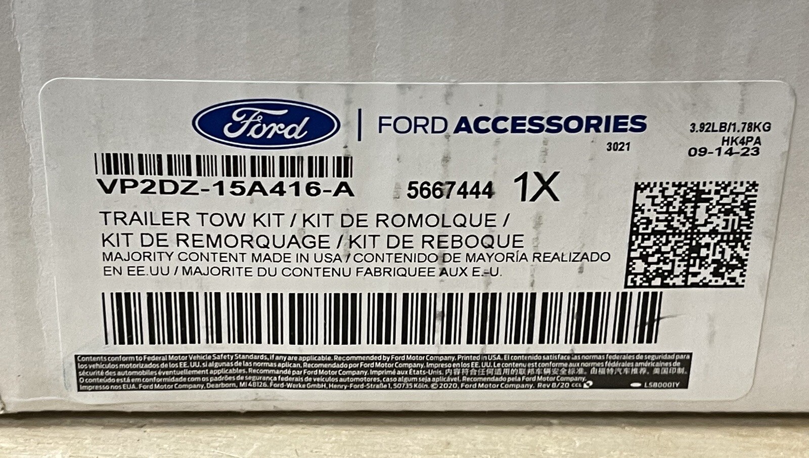 FORD BRONCO 20212023 LUMEN 4/7 PIN TRAILER HITCH WIRING HARNESS eBay