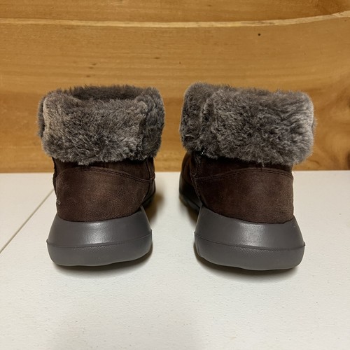 Skechers On The Go Joy Savvy Boots Womens 7 Brown Faux Fur Lined Pull On - Picture 4 of 11