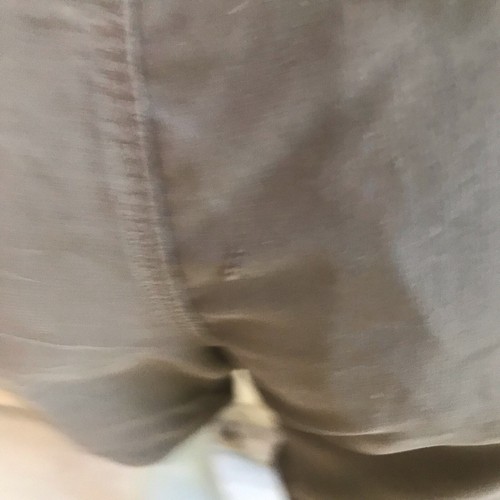 Pantaloncini da trekking North Face in nylon marrone tasca con cerniera uomo taglia 38 - Foto 8 di 8