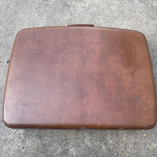 Vintage Samsonite Horizon Suitcase Luggage Brown Hard Shell 25" Travel No Keys - Picture 5 of 24