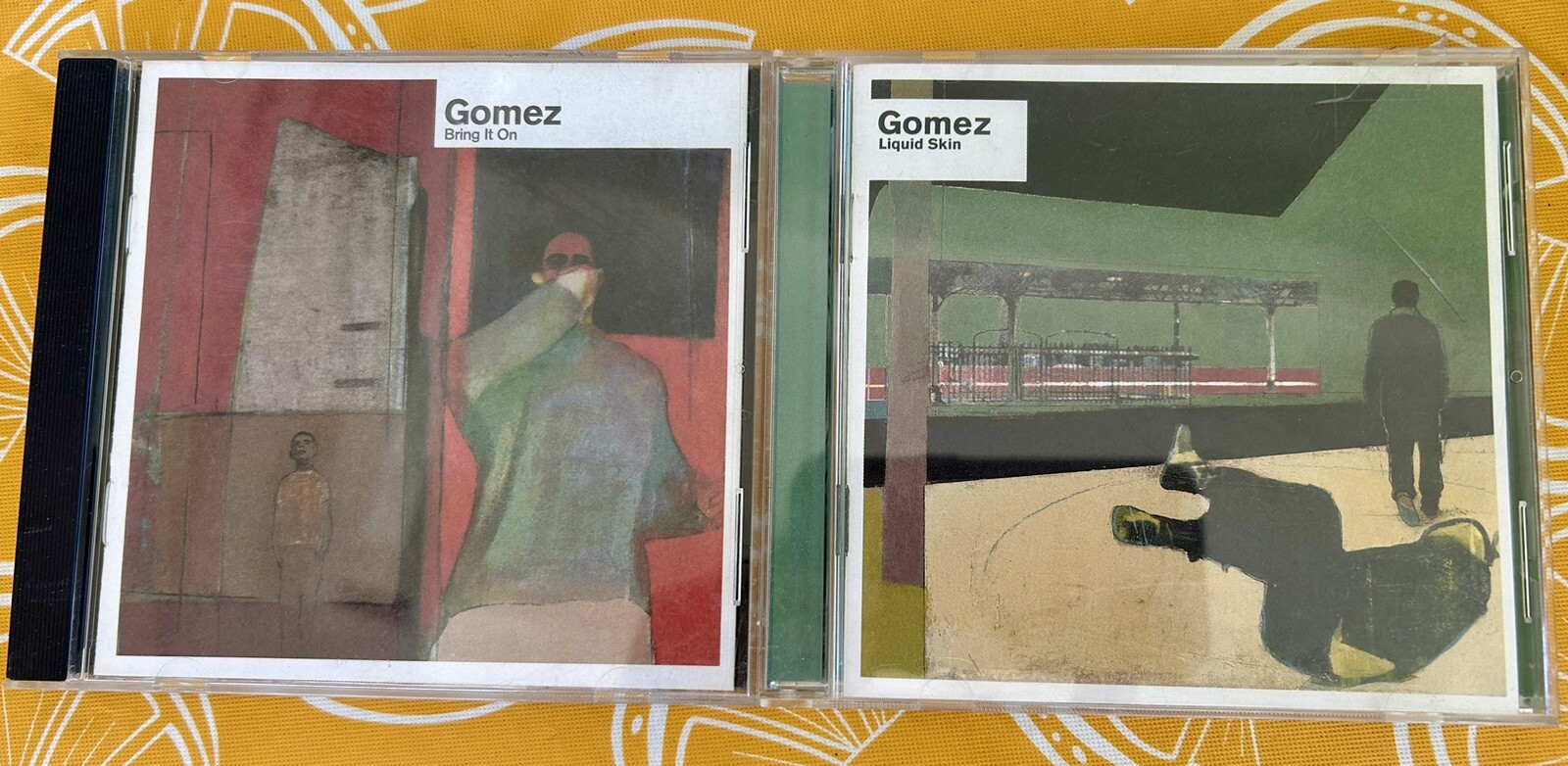 GOMEZ 2 CD Lot Bring It On / Liquid Skin BRITPOP INDIE