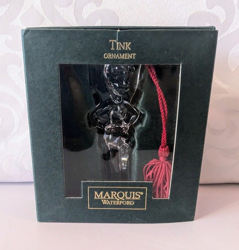WATERFORD MARQUIS Crystal Disney Tinkerbell Christmas Ornament, 4.5", Germany - Picture 6 of 8