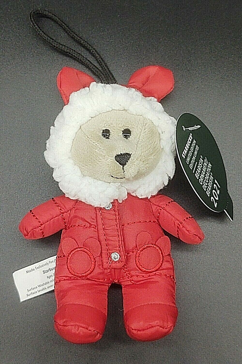New 2021 Starbucks Holiday Bearista Bear and Ornament Set Limited Edition NWT Nieuwe gelimiteerde editie