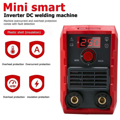 Schweißgerät Elektroden Inverter MMA Elektrodenschweißgerät Set Mini Schweißer - Bild 4 von 12