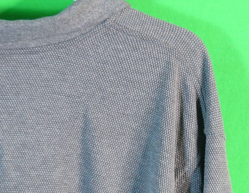 Camisa Polo KnightsBridge Para Hombre Grande Mezcla Poliéster Gris Guijarro Patrón Usada - Imagen 19 de 22