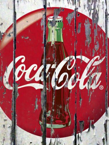Coca Cola Retro metal Sign vintage / man cave / garage / Shed Gift / A4 A5 A6 - Picture 1 of 1