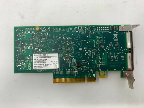Adaptador QSFP de doble puerto MCX354A-FCBS Mellanox ConnectX-3 40/56 GbE PCIe3.0x8 8GT/s - Imagen 3 de 3