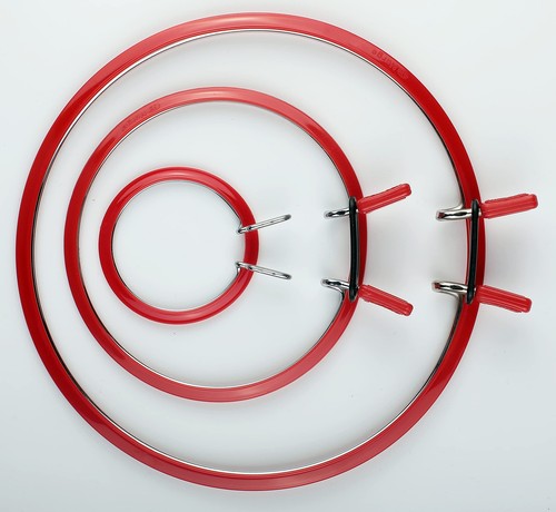 Premium Quality, Metal Spring Tension Embroidery Hoops, Cross Stich Hoop, Dar... - Picture 2 of 8