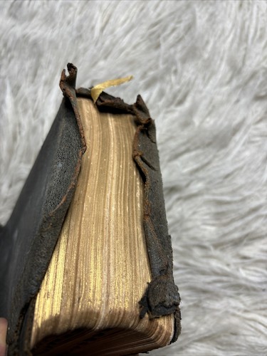 Vintage Holy Bible Red Letter Edition Master Guide To The Scriptures 1945 - Imagen 5 de 10