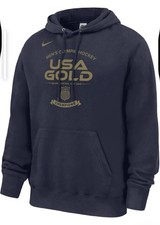 Pre Order Mens USA Nike 2026 Winter Olympics Gold Medal Roster Fleece Hoodie L
