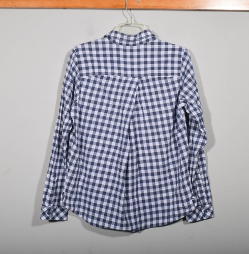 Camisa Columbia Camp Henry III Manga Larga Algodón Azul Cuadros Guinga Talla M - Imagen 4 de 4