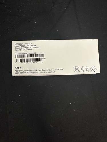 Apple - AirPods 4 (4th Gen) - White MXP63LL/A, Genuine OEM - Picture 4 of 8