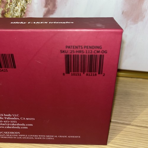 CAKES Body Covers Größe OG (B-DD) Sticky Cakes Dreiecke Karmel 112-HN-OG Neu - Bild 7 von 10