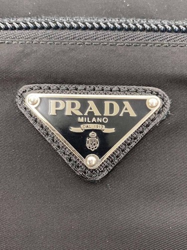PRADA business bag briefcase nylon Black Used - Picture 5 of 9