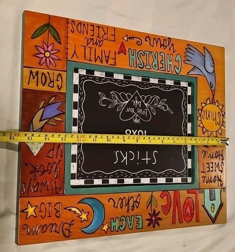 Sticks Object Art 9BM8G Wooden Love Your Life Folk Picture Frame 8 X 10 - Bild 3 von 16