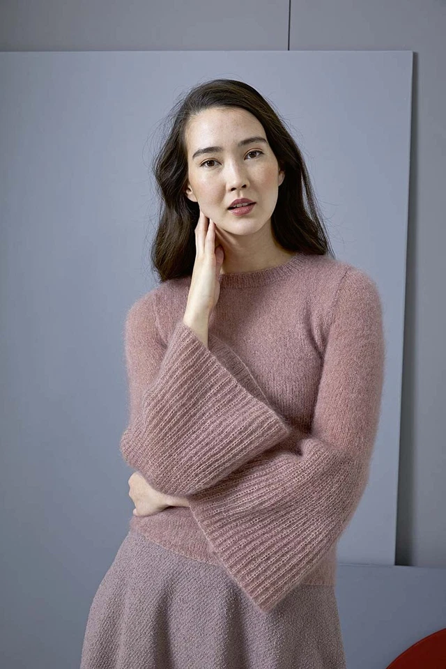 Lang Yarns MOHAIR LUXE instrucciones de punto suéter para descargar FAM