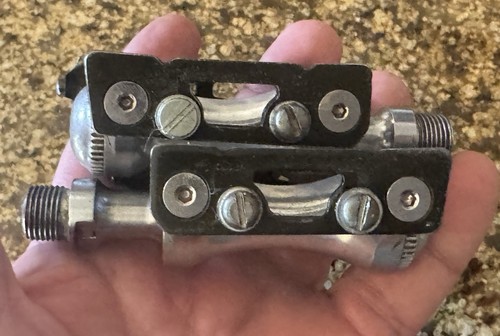 Specialized Pista/Track Road NJS-Style Bicycle Pedals Vintage 9/16 - Great Shape - Picture 3 of 8