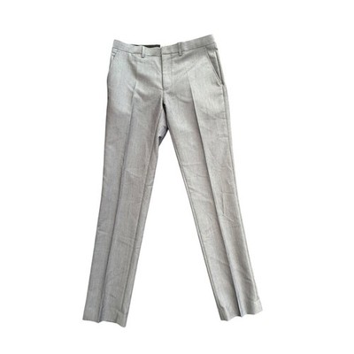 Topman Gray Skinny Dress Pants Mens 32x32 Slim Trousers office travel holiday