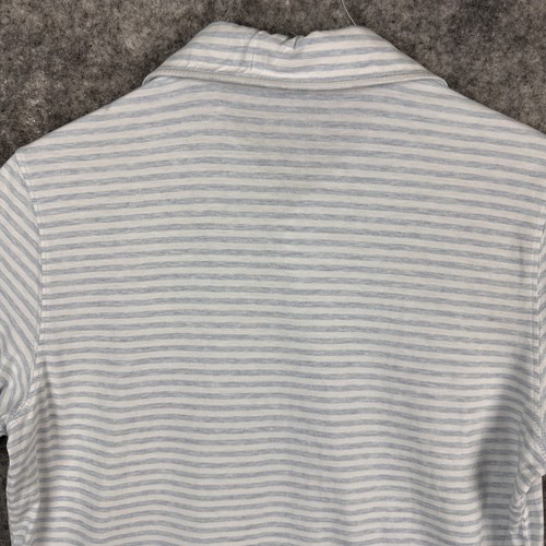 Vineyard Vines Polo Shirt Youth XL Blue White Striped Cotton Pocket Whale Logo - Picture 11 of 13