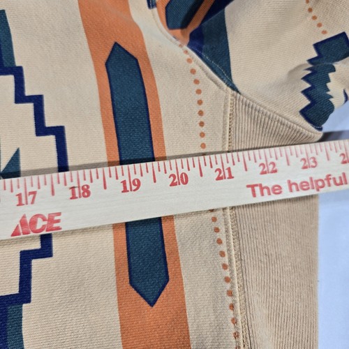 VINTAGE CHAMPION AZTEC HOODIE MENS SIZE L - Picture 6 of 7
