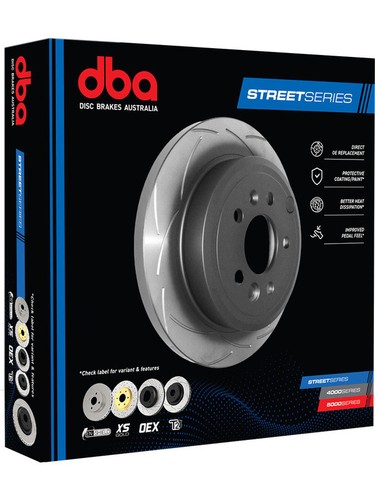 DBA T2 Slotted Disc Brake Rotor (Single) 303mm fits Ford Falcon 4.0 BF (DBA505S) - Picture 1 of 12