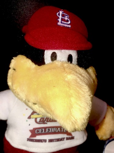 "Fredbird Cardinals Build a Bear St Louis MLB 13"" Peluche Cumpleaños Bash" - Imagen 4 de 22
