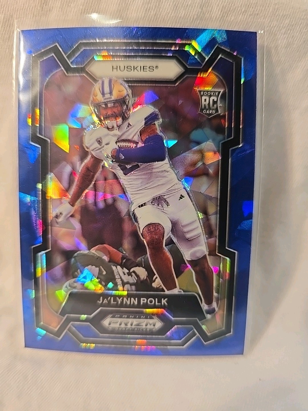 2024 Panini Prizm Draft Picks - Ja'Lynn Polk #177 Blue Ice Prizm /99 (RC)
