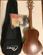 Lohanu LU-SZ-T Tenor Ukulele Bundle with Bag Tuner Strap and Aquila Strings Kit