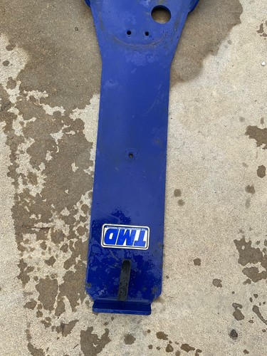 TM Designworks Skid Plate Blue compatible with Yamaha YFZ450R ATV/YFZ450X ATV - Picture 2 of 7