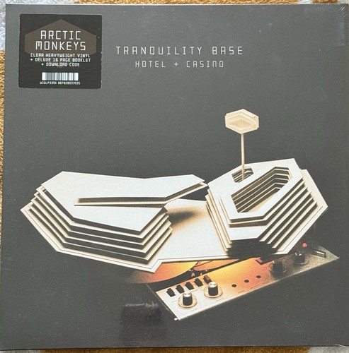 Arctic Monkeys - Tranquility Base - Hotel & Casino Clear vinyl SEALED + Booklet - Picture 1 of 3