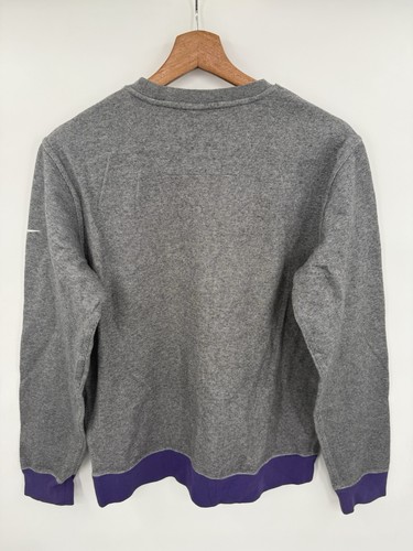 Nike TCU Horned Frogs Football Sweatshirt Crewneck Size Medium Gray - Picture 2 of 5