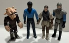 4 Vintage 1980’s Star Wars Figures: Ree-Yees; Lando; Leia Boushh; General Madine