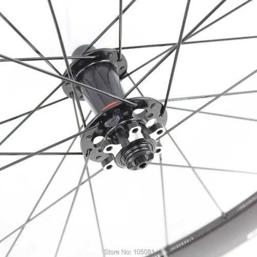 Juego de ruedas de carbono para bicicleta de carretera 700C 38/50/60/88 mm de profundidad freno de disco con superficie de freno - Imagen 3 de 24