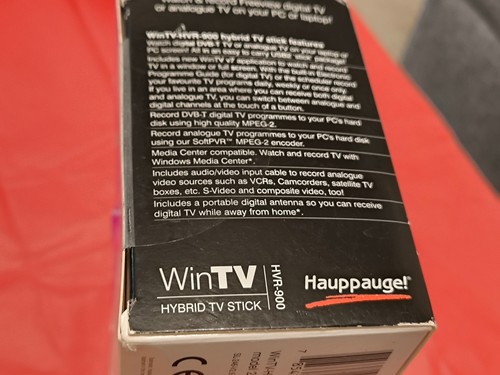 Hauppauge WinTV-HVR 900 Hybrid TV Tuner Stick Freeview Digital TV - Picture 3 of 5