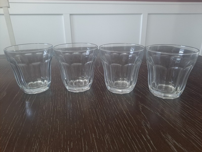 PALAKS PANEL GLASSES - MADE IN TURKEY - 8 OZ - 3 5/8" x 3 1/2" Bar Tumbler