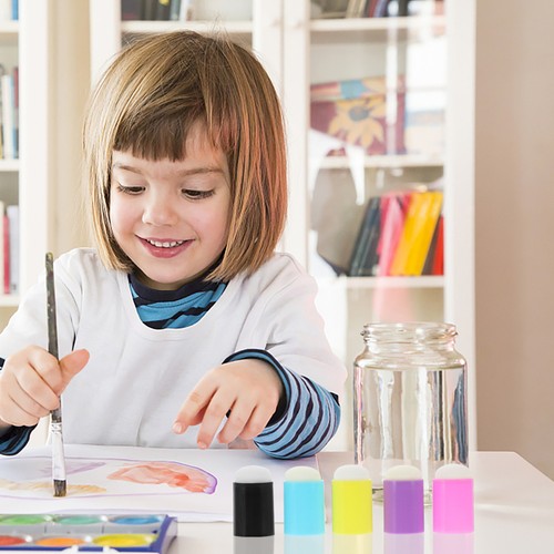  25 Stück Finger Zeichenschwamm Set Stanzwerkzeuge Wiederverwendbar Kinder Malschwämme - Bild 11 von 12