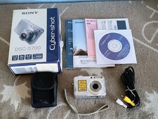 Sony Cyber-shot DSC-S700 7.2MP Digital Camera - Silver Fully Working Great Shape